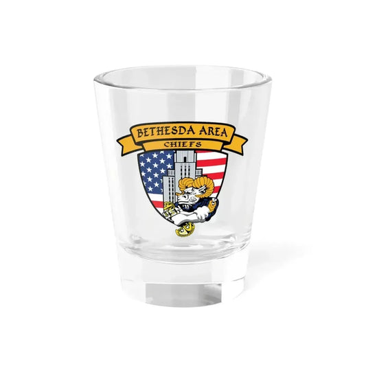 Bethesda Area Chiefs (U.S. Navy) Shot Glass 1.5oz 1.5oz - Go Mug Yourself
