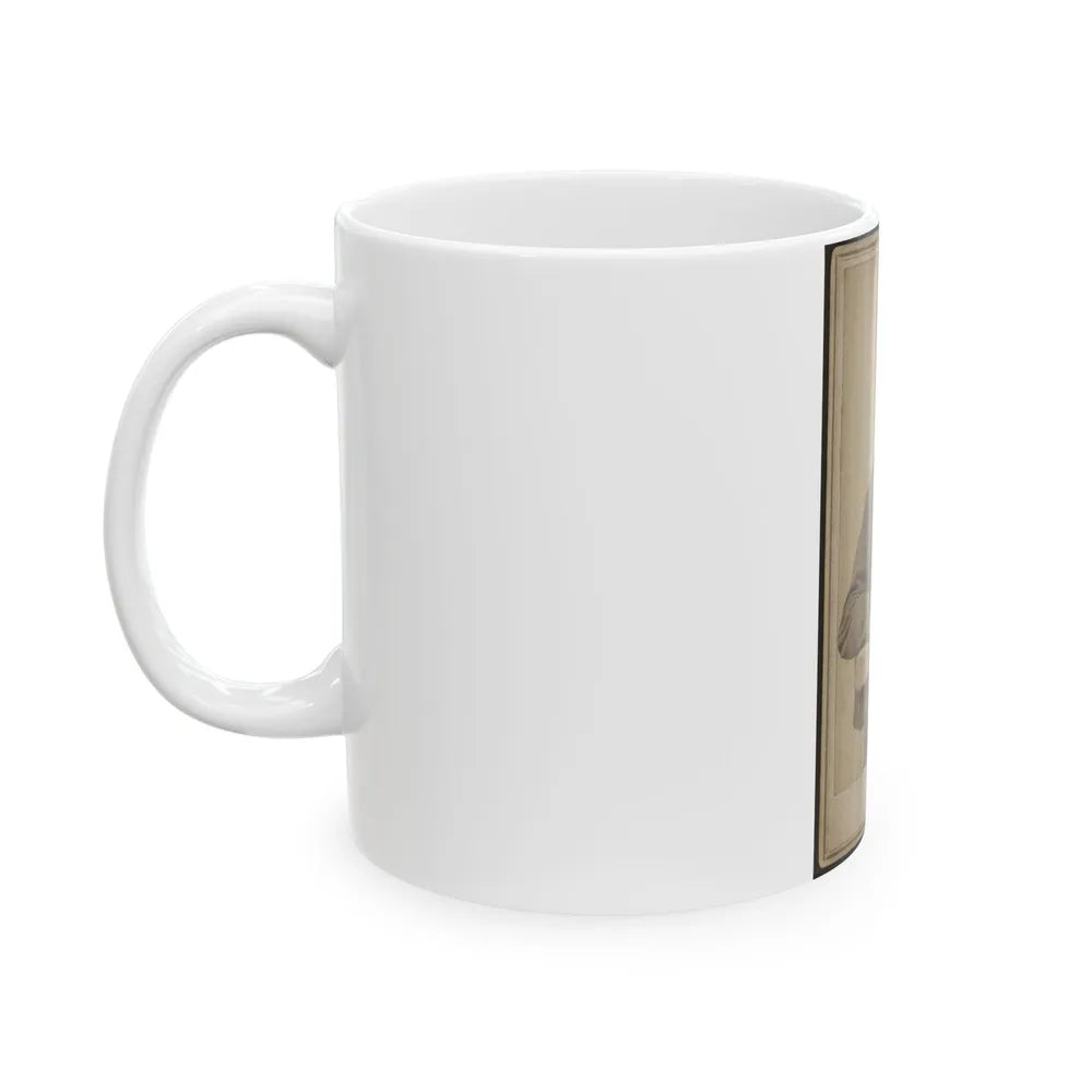 Bethuel Smith, Three-Quarter Length Portrait, Sitting, Facing Front (U.S. Civil War) White Coffee Mug-Go Mug Yourself