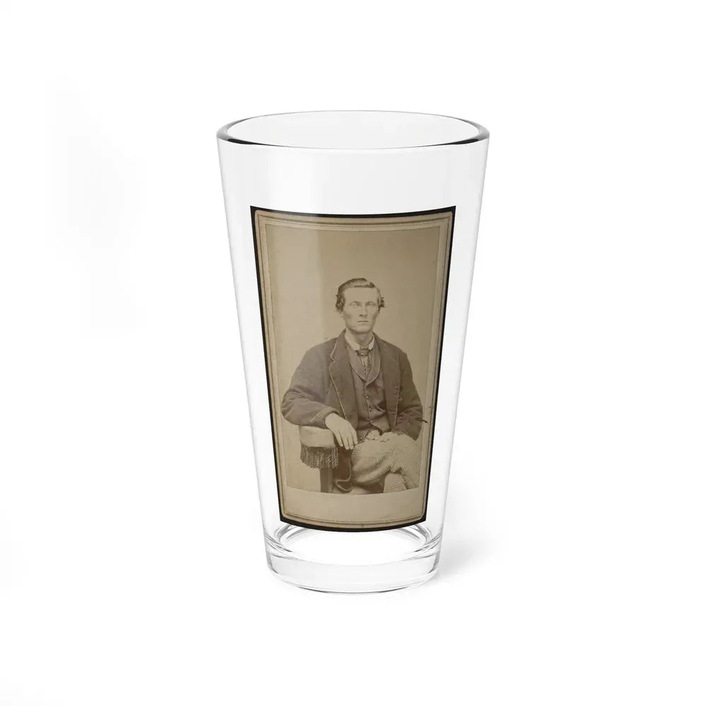 Bethuel Smith, Three-Quarter Length Portrait, Sitting, Facing Front (U.S. Civil War) Pint Glass 16oz 16oz - Go Mug Yourself