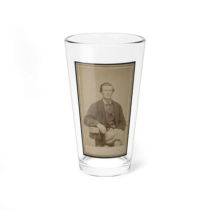 Bethuel Smith, Three-Quarter Length Portrait, Sitting, Facing Front (U.S. Civil War) Pint Glass 16oz 16oz - Go Mug Yourself
