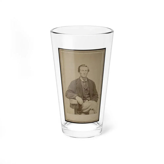 Bethuel Smith, Three-Quarter Length Portrait, Sitting, Facing Front (U.S. Civil War) Pint Glass 16oz 16oz - Go Mug Yourself