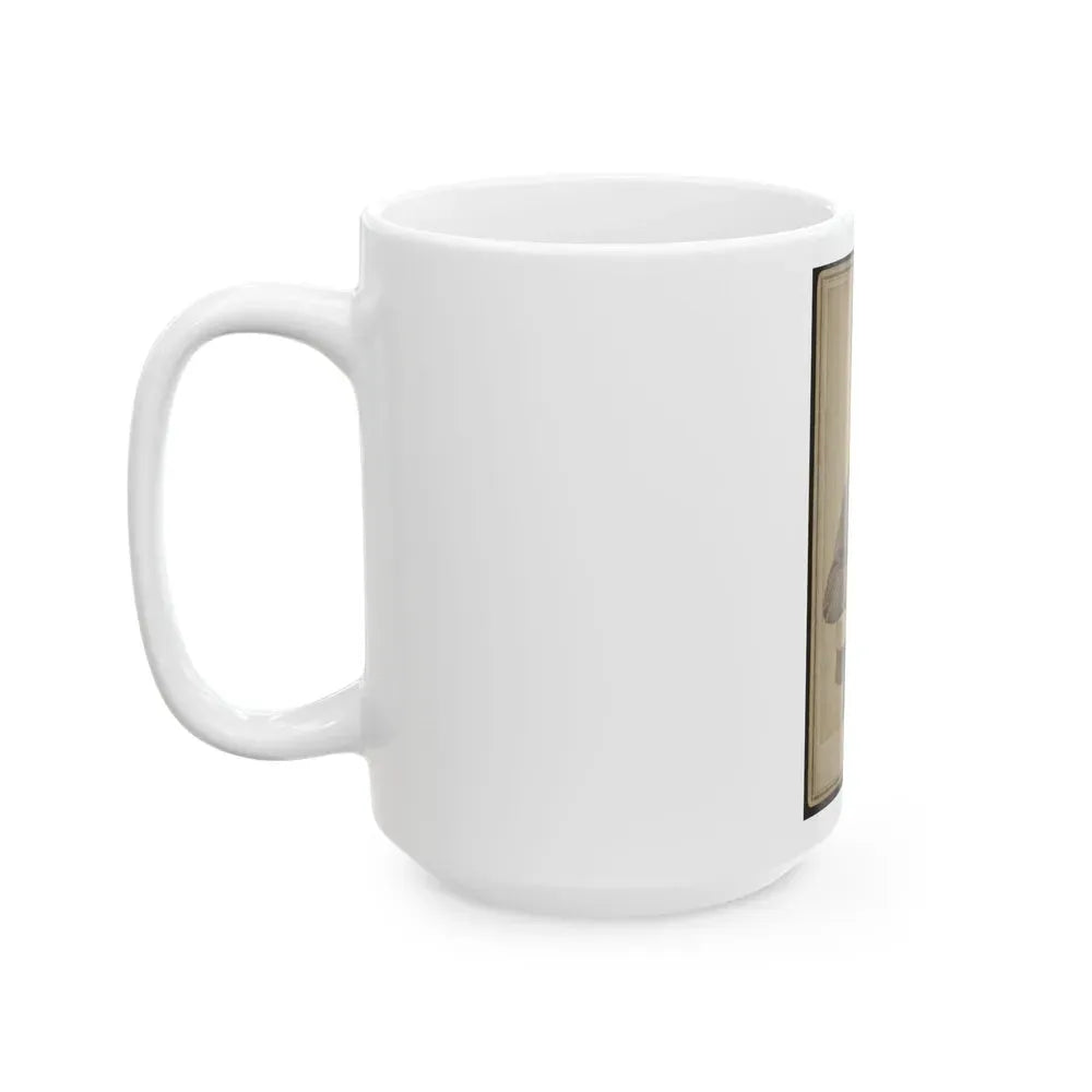 Bethuel Smith, Three-Quarter Length Portrait, Sitting, Facing Front (U.S. Civil War) White Coffee Mug - Go Mug Yourself