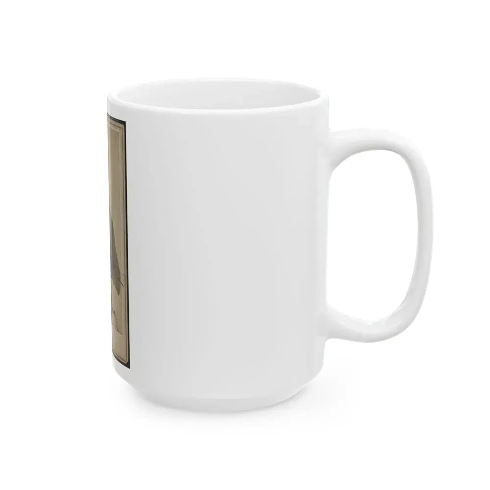 Bethuel Smith, Three-Quarter Length Portrait, Sitting, Facing Front (U.S. Civil War) White Coffee Mug - Go Mug Yourself