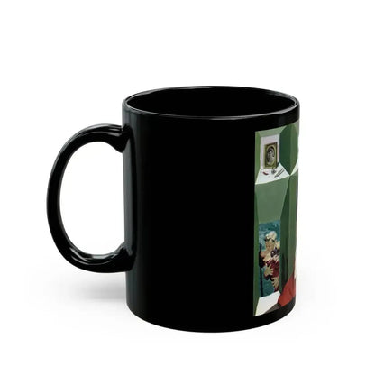 Betrayed (1), The American Magazine, March 1952 - Black Coffee Mug - Go Mug Yourself
