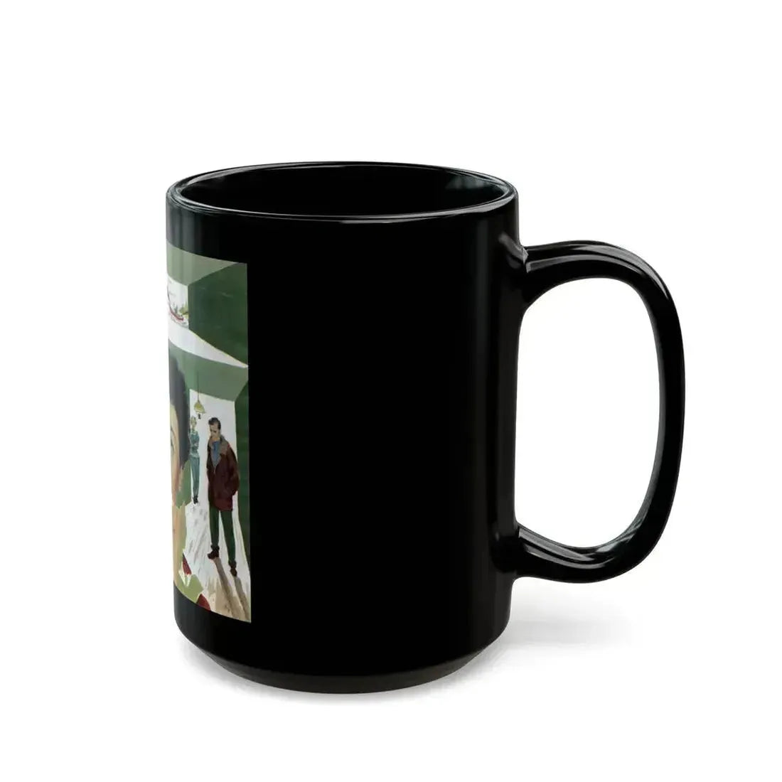 Betrayed (1), The American Magazine, March 1952 - Black Coffee Mug - Go Mug Yourself