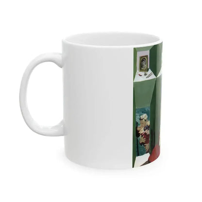 Betrayed (1), The American Magazine, March 1952 - White Coffee Mug - Go Mug Yourself