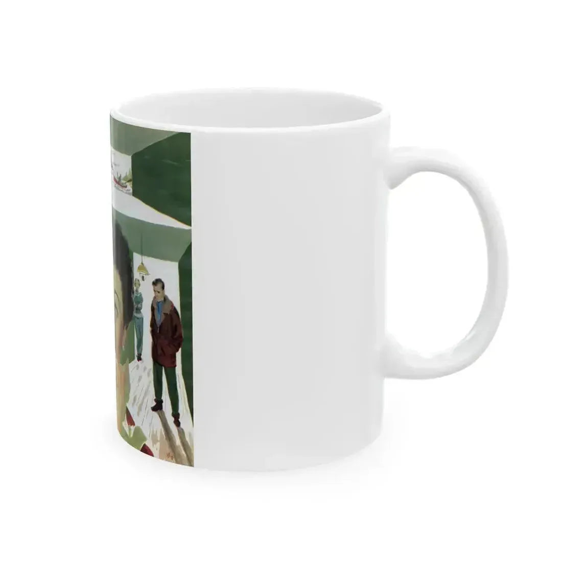 Betrayed (1), The American Magazine, March 1952 - White Coffee Mug - Go Mug Yourself