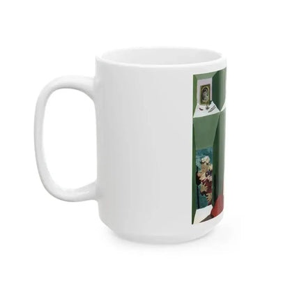 Betrayed (1), The American Magazine, March 1952 - White Coffee Mug - Go Mug Yourself