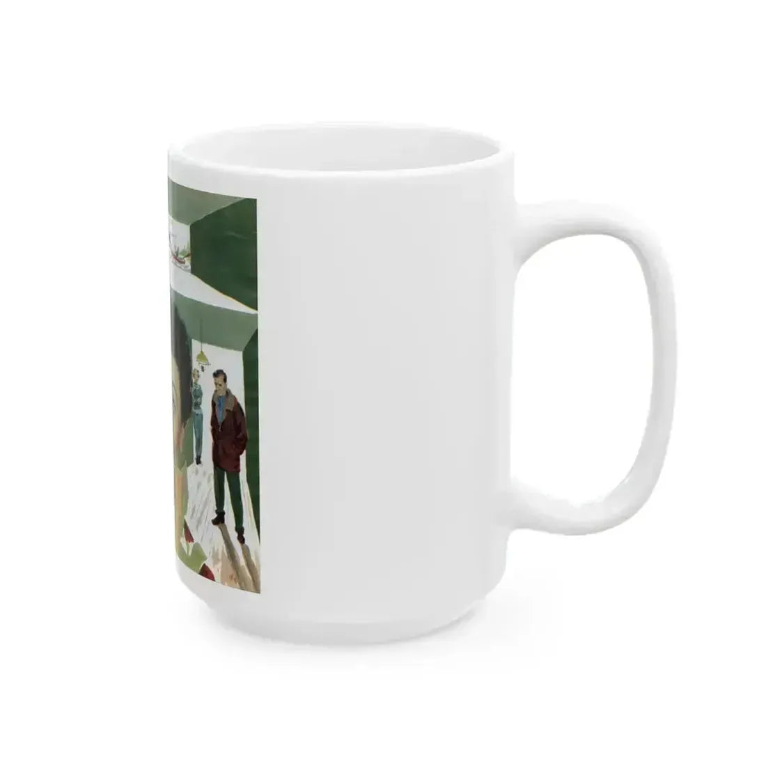 Betrayed (1), The American Magazine, March 1952 - White Coffee Mug - Go Mug Yourself