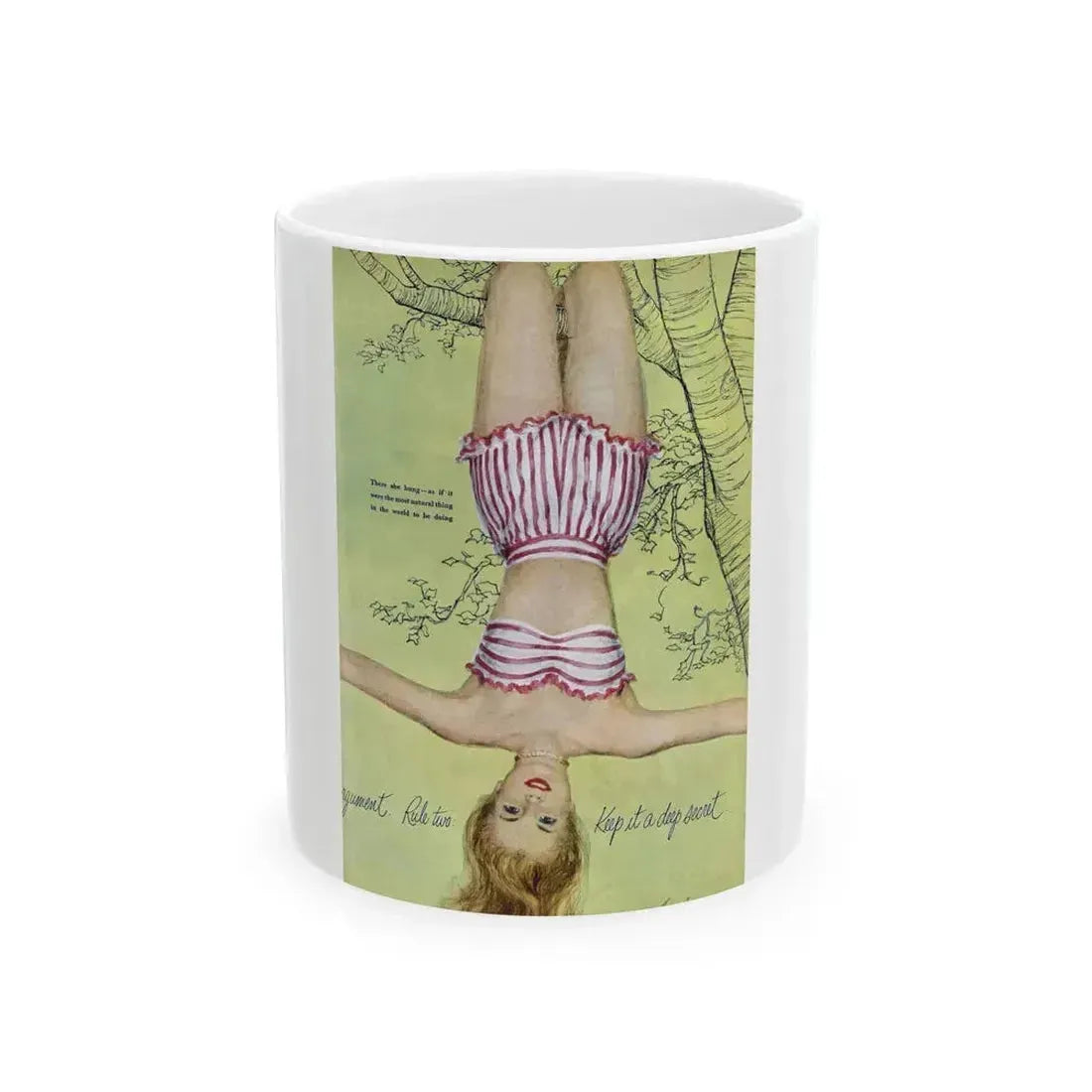Betrayed, Good Housekeeping, October 1949 - White Coffee Mug 11oz - Go Mug Yourself