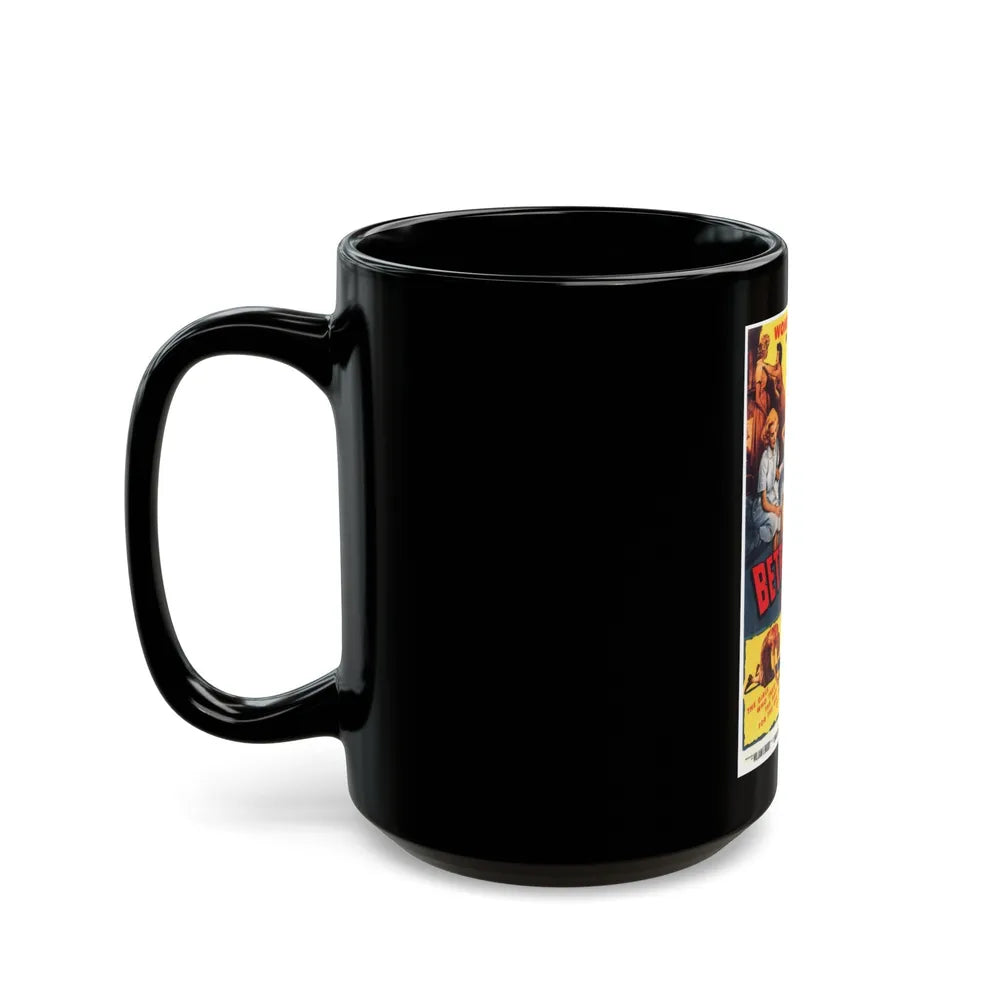 BETRAYED WOMEN 1955 Movie Poster - Black Coffee Mug-Go Mug Yourself