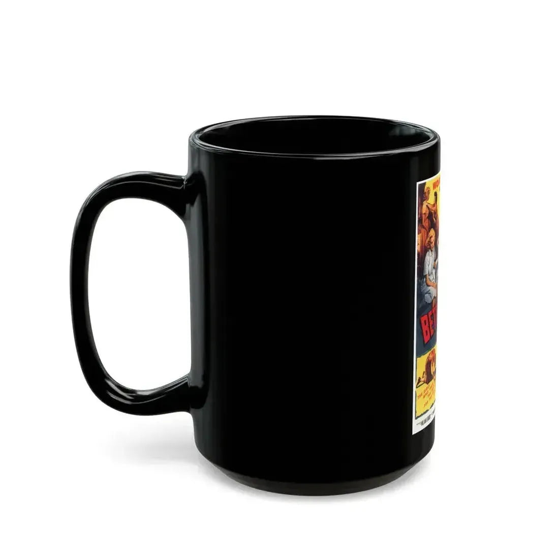 BETRAYED WOMEN 1955 Movie Poster - Black Coffee Mug - Go Mug Yourself