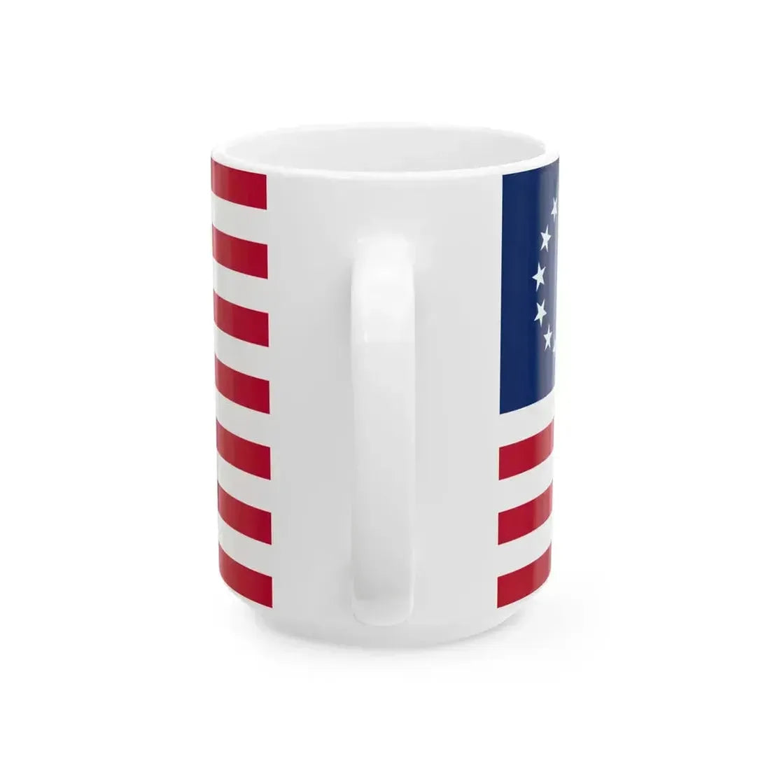 Betsy Ross flag (United States) White Coffee Mug - Go Mug Yourself