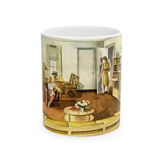 Bette Davis vs Joan Crawford, 1941 - White Coffee Mug 11oz - Go Mug Yourself