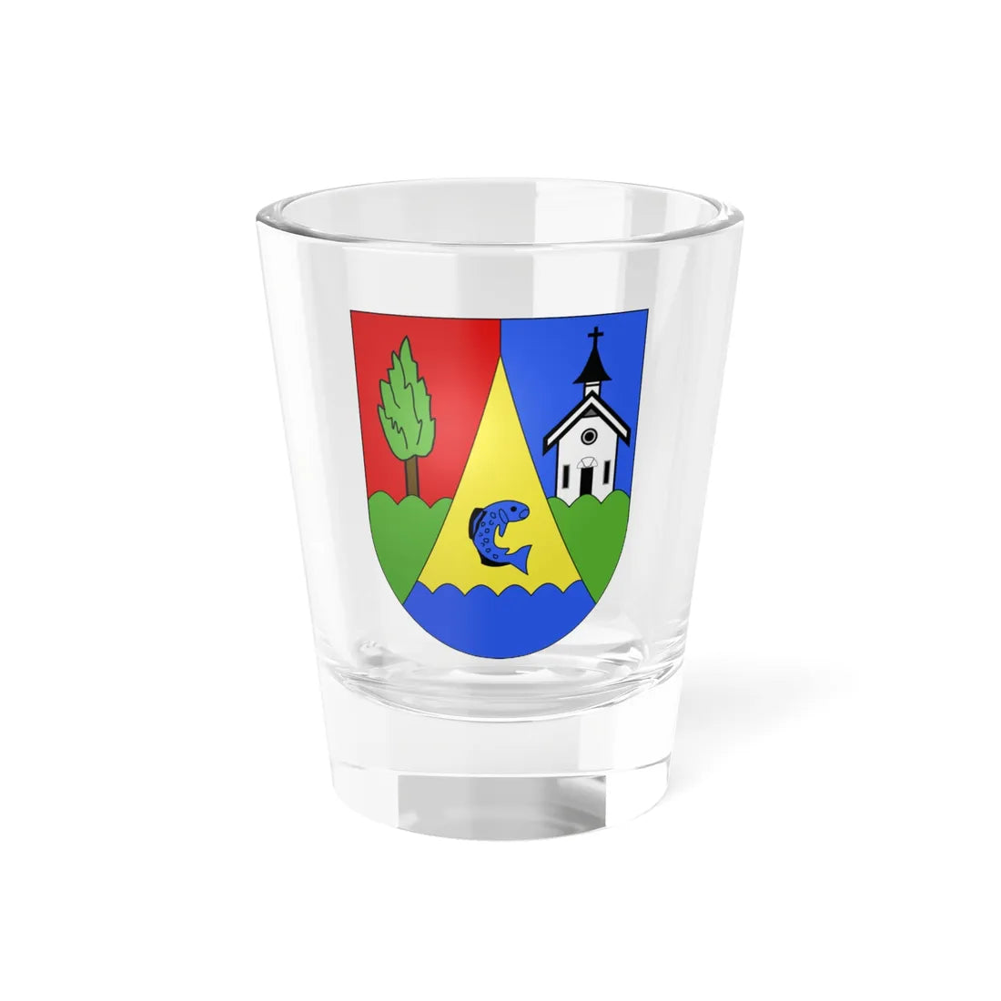 Betten-coat of arms (Switzerland) (Coat of Arms) Shot Glass 1.5oz 1.5oz - Go Mug Yourself