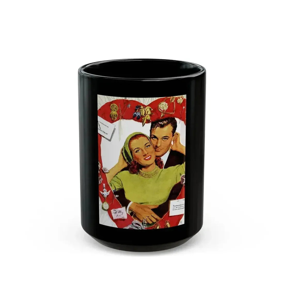 Better in Memory, Good Housekeeping, February 1946 - Black Coffee Mug 15oz - Go Mug Yourself