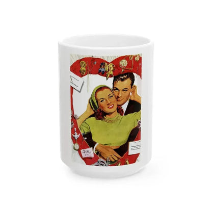 Better in Memory, Good Housekeeping, February 1946 - White Coffee Mug 15oz - Go Mug Yourself
