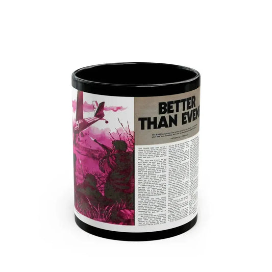 Better Than Evens, Adam magazine, October 1973 - Black Coffee Mug 11oz - Go Mug Yourself