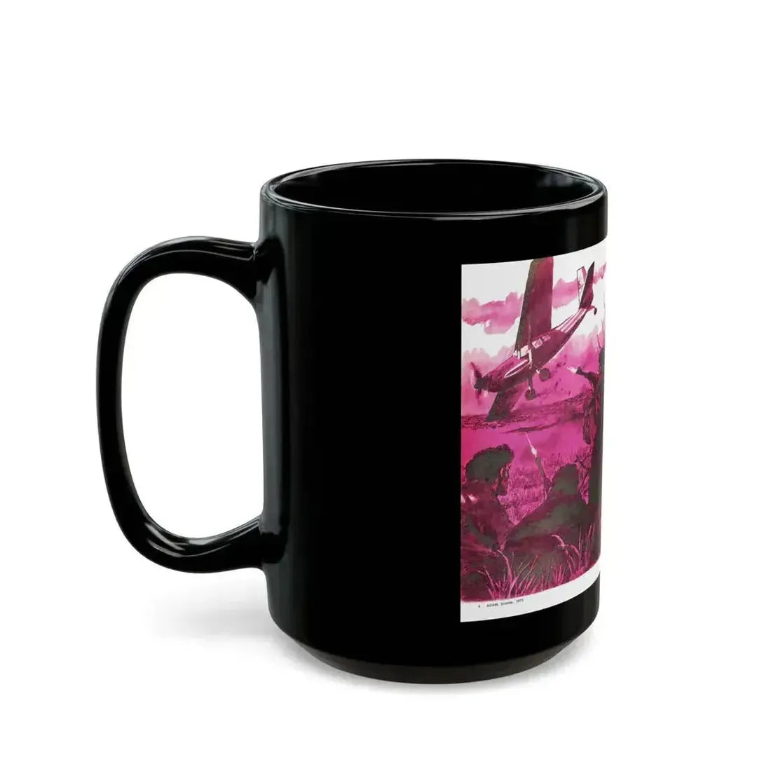Better Than Evens, Adam magazine, October 1973 - Black Coffee Mug - Go Mug Yourself