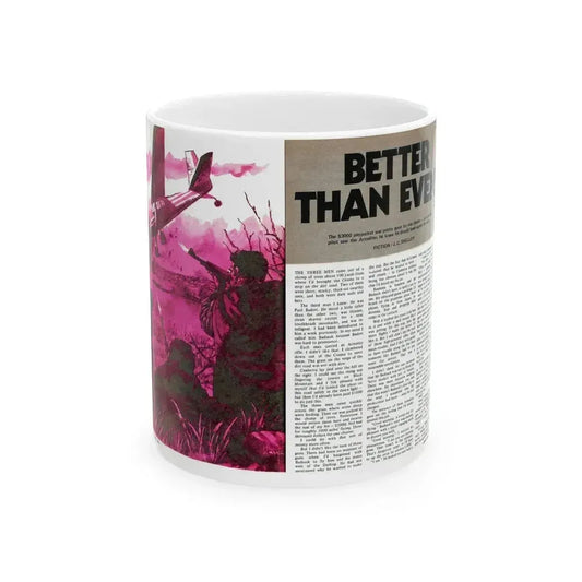 Better Than Evens, Adam magazine, October 1973 - White Coffee Mug 11oz - Go Mug Yourself