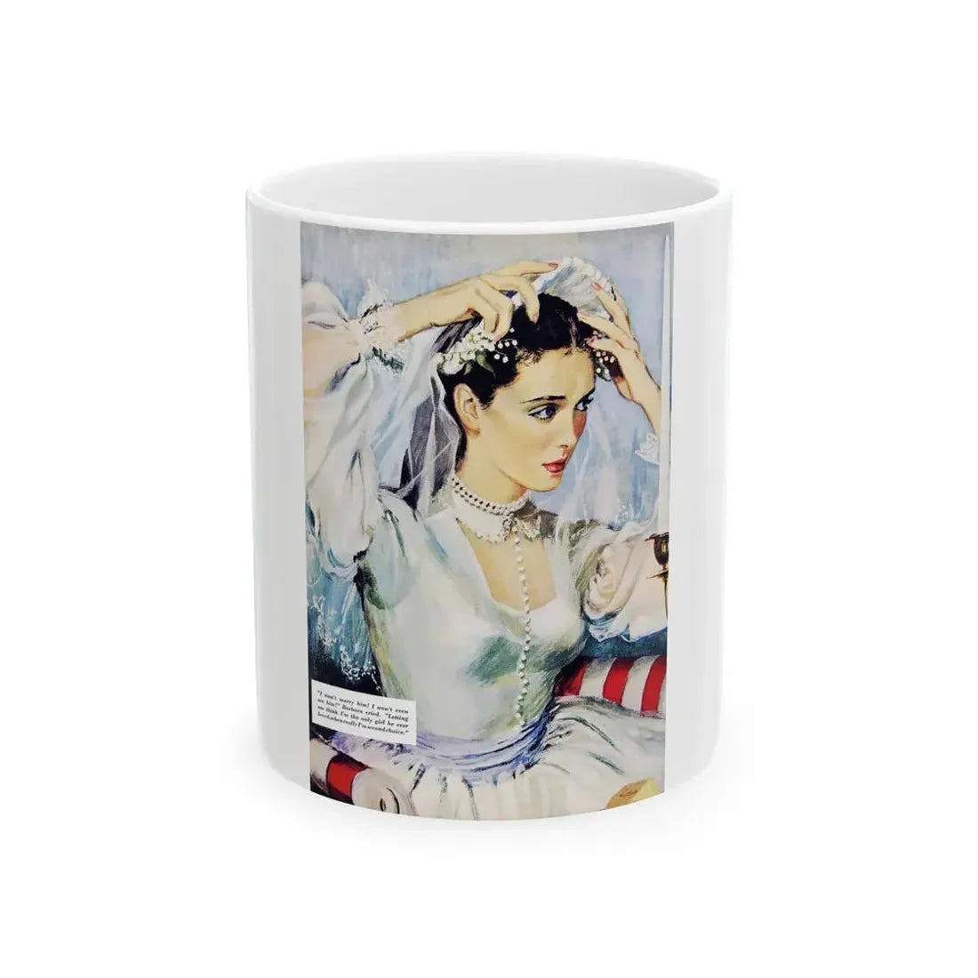 Better To Marry, Redbook, August 1951 - White Coffee Mug 11oz - Go Mug Yourself