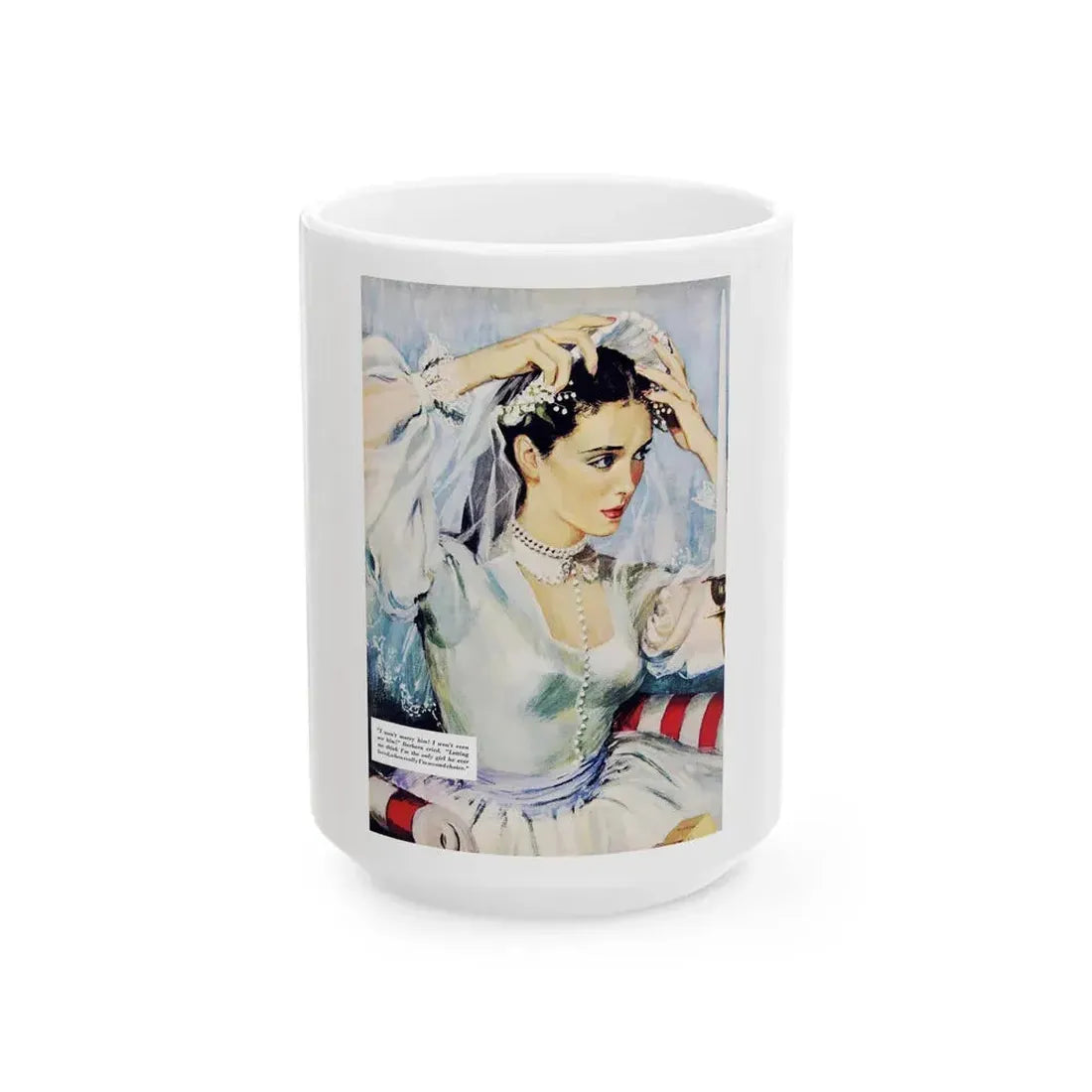 Better To Marry, Redbook, August 1951 - White Coffee Mug 15oz - Go Mug Yourself