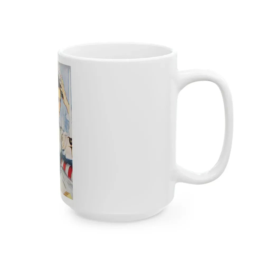 Better To Marry, Redbook, August 1951 - White Coffee Mug - Go Mug Yourself