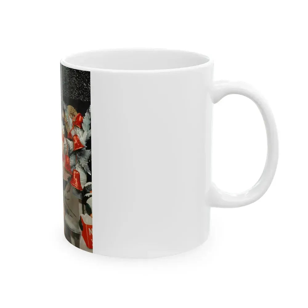 Bettie Page #100 (Vintage Female Icon) White Coffee Mug - Go Mug Yourself