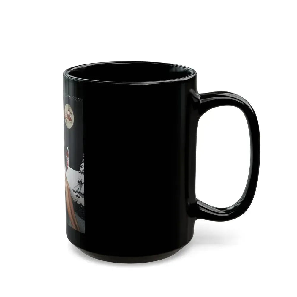 Bettie Page #101 (Vintage Female Icon) Black Coffee Mug - Go Mug Yourself