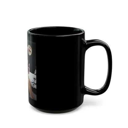 Bettie Page #101 (Vintage Female Icon) Black Coffee Mug - Go Mug Yourself