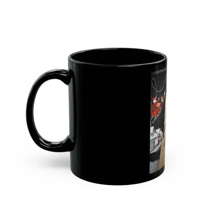 Bettie Page #101 (Vintage Female Icon) Black Coffee Mug - Go Mug Yourself