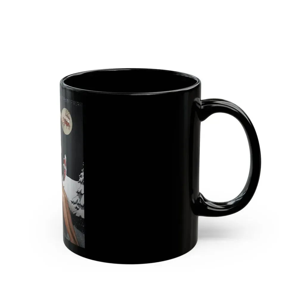 Bettie Page #101 (Vintage Female Icon) Black Coffee Mug - Go Mug Yourself