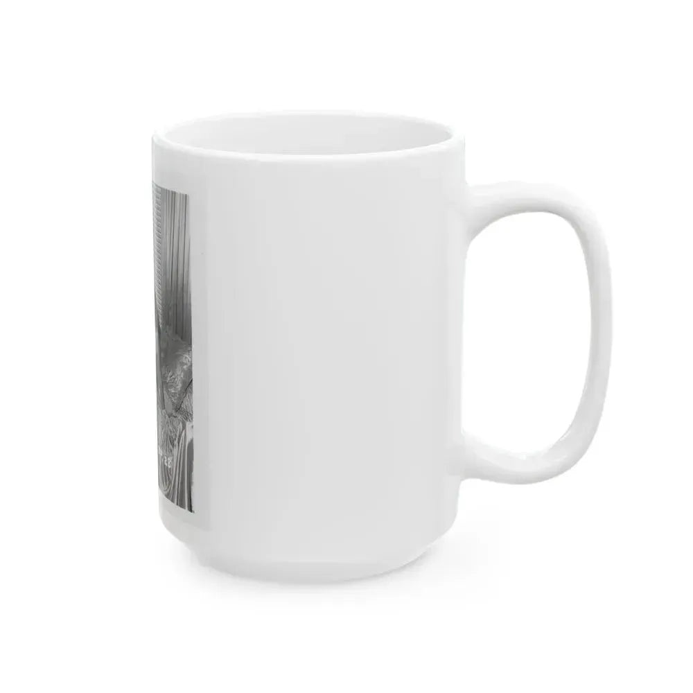 Bettie Page #102 (Vintage Female Icon) White Coffee Mug - Go Mug Yourself