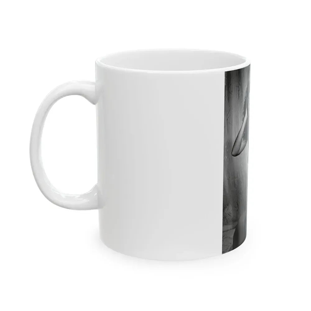 Bettie Page #105_1 (Vintage Female Icon) White Coffee Mug - Go Mug Yourself