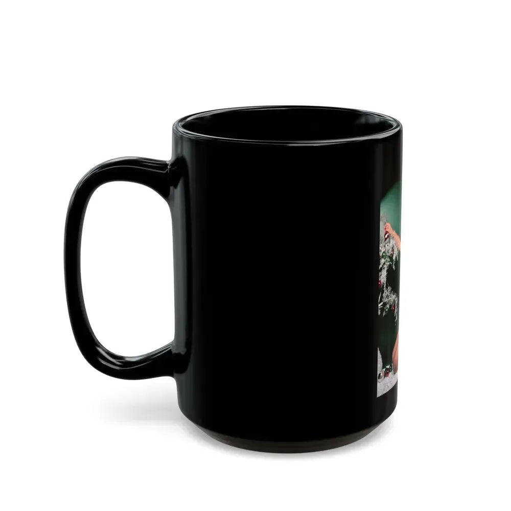 Bettie Page #106 - Playboy Photo Jan. '55 (Vintage Female Icon) Black Coffee Mug - Go Mug Yourself