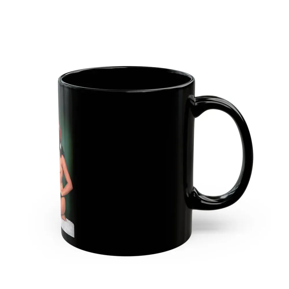 Bettie Page #106 - Playboy Photo Jan. '55 (Vintage Female Icon) Black Coffee Mug - Go Mug Yourself
