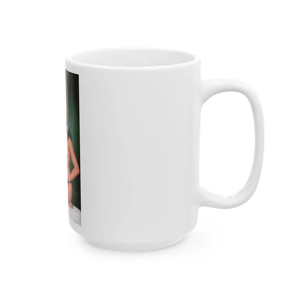 Bettie Page #106 - Playboy Photo Jan. '55 (Vintage Female Icon) White Coffee Mug - Go Mug Yourself