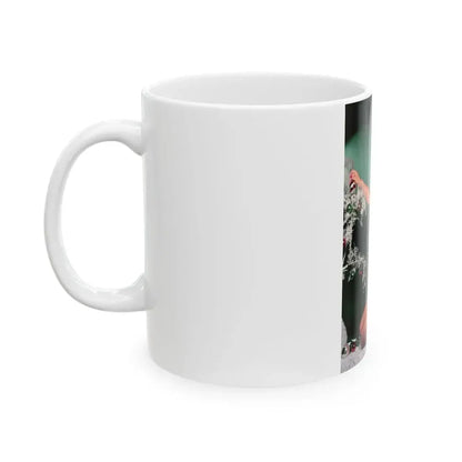 Bettie Page #106 - Playboy Photo Jan. '55 (Vintage Female Icon) White Coffee Mug - Go Mug Yourself