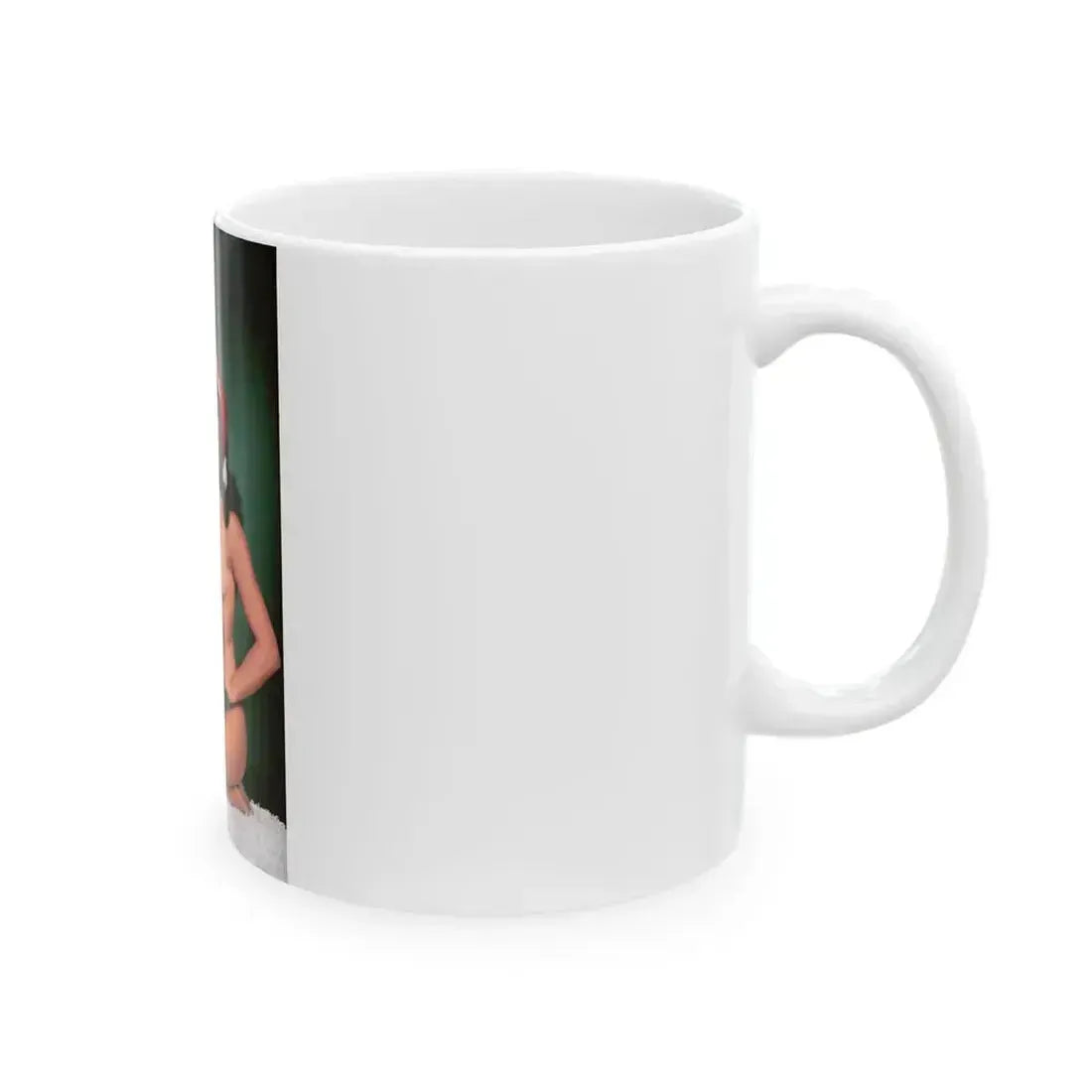 Bettie Page #106 - Playboy Photo Jan. '55 (Vintage Female Icon) White Coffee Mug - Go Mug Yourself