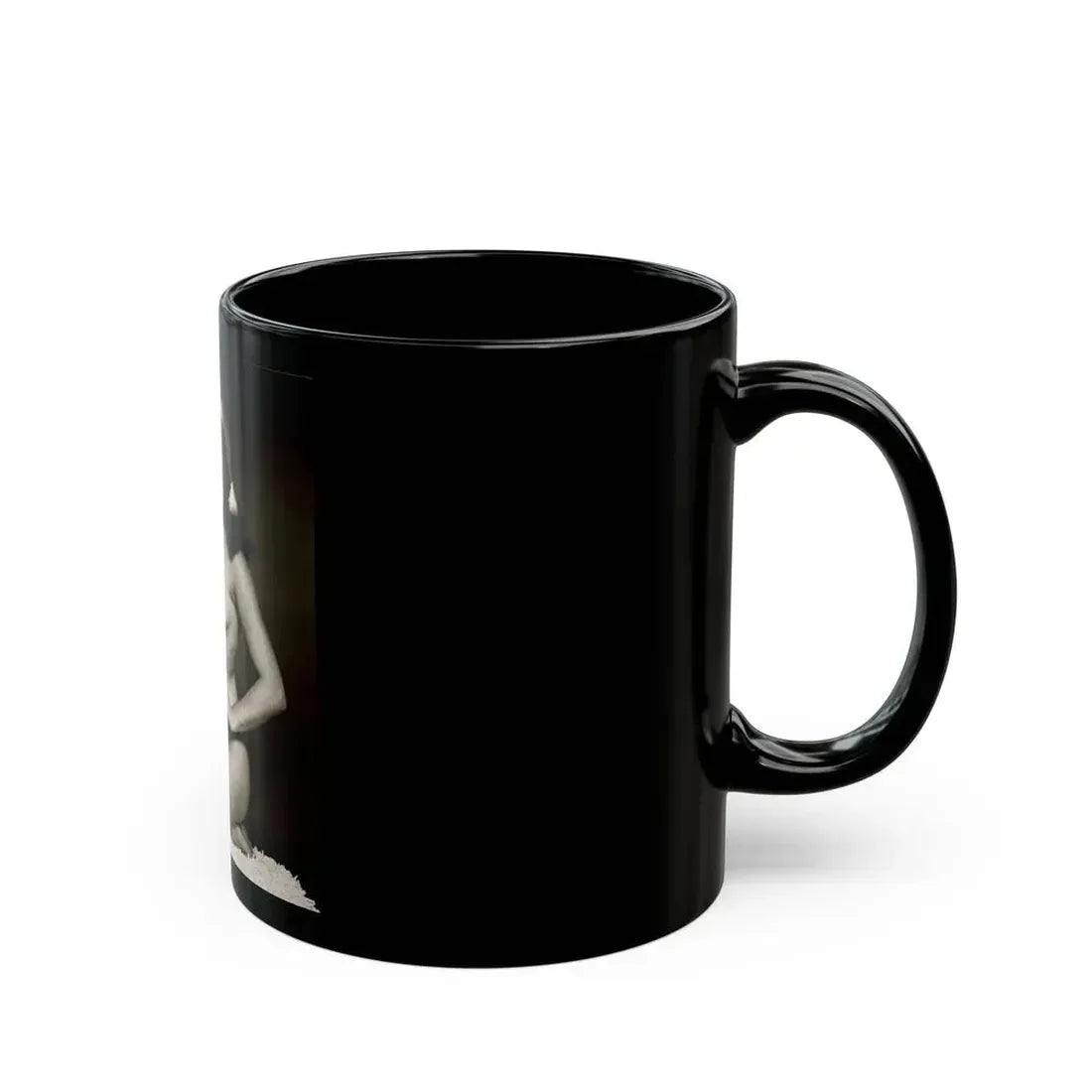 Bettie Page #106 - Playboy Photo Jan. '55_1 (Vintage Female Icon) Black Coffee Mug - Go Mug Yourself