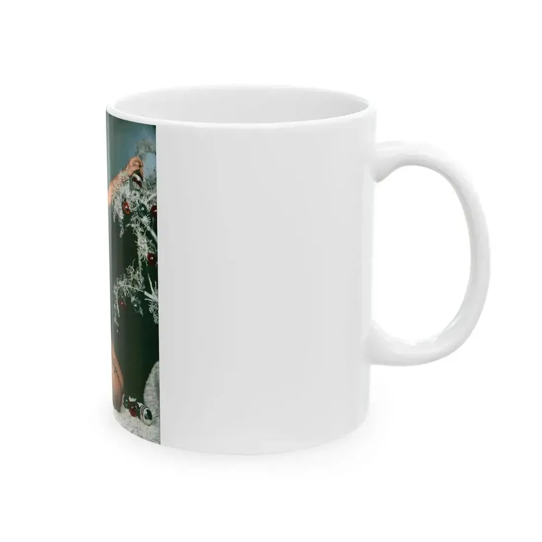 Bettie Page #106 - Playboy Photo Jan. '55_2 (Vintage Female Icon) White Coffee Mug - Go Mug Yourself