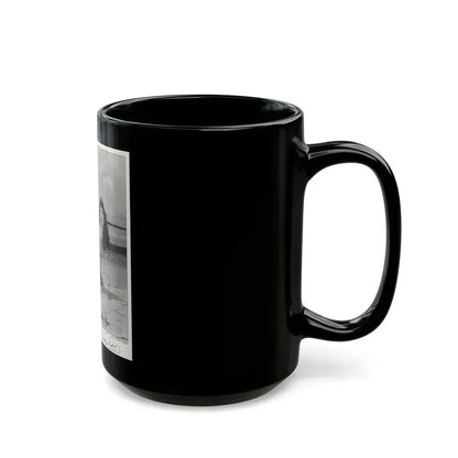 Bettie Page #1061 (Vintage Female Icon) Black Coffee Mug - Go Mug Yourself