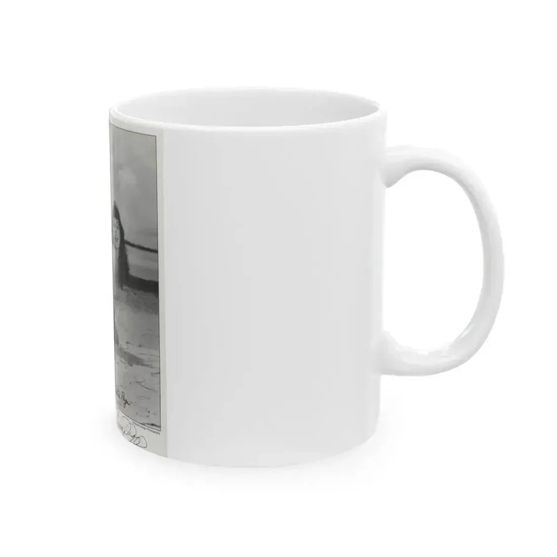 Bettie Page #1061 (Vintage Female Icon) White Coffee Mug - Go Mug Yourself