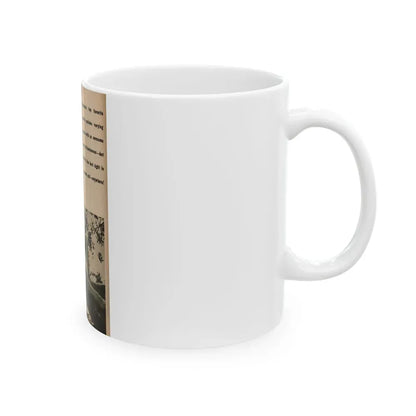 Bettie Page #1068 - Pages 6 of 6 with, 2 B&W Photos & Caption from BRIEF Digest Mag. Nov. '54 (Vintage Female Icon) White Coffee Mug - Go Mug Yourself