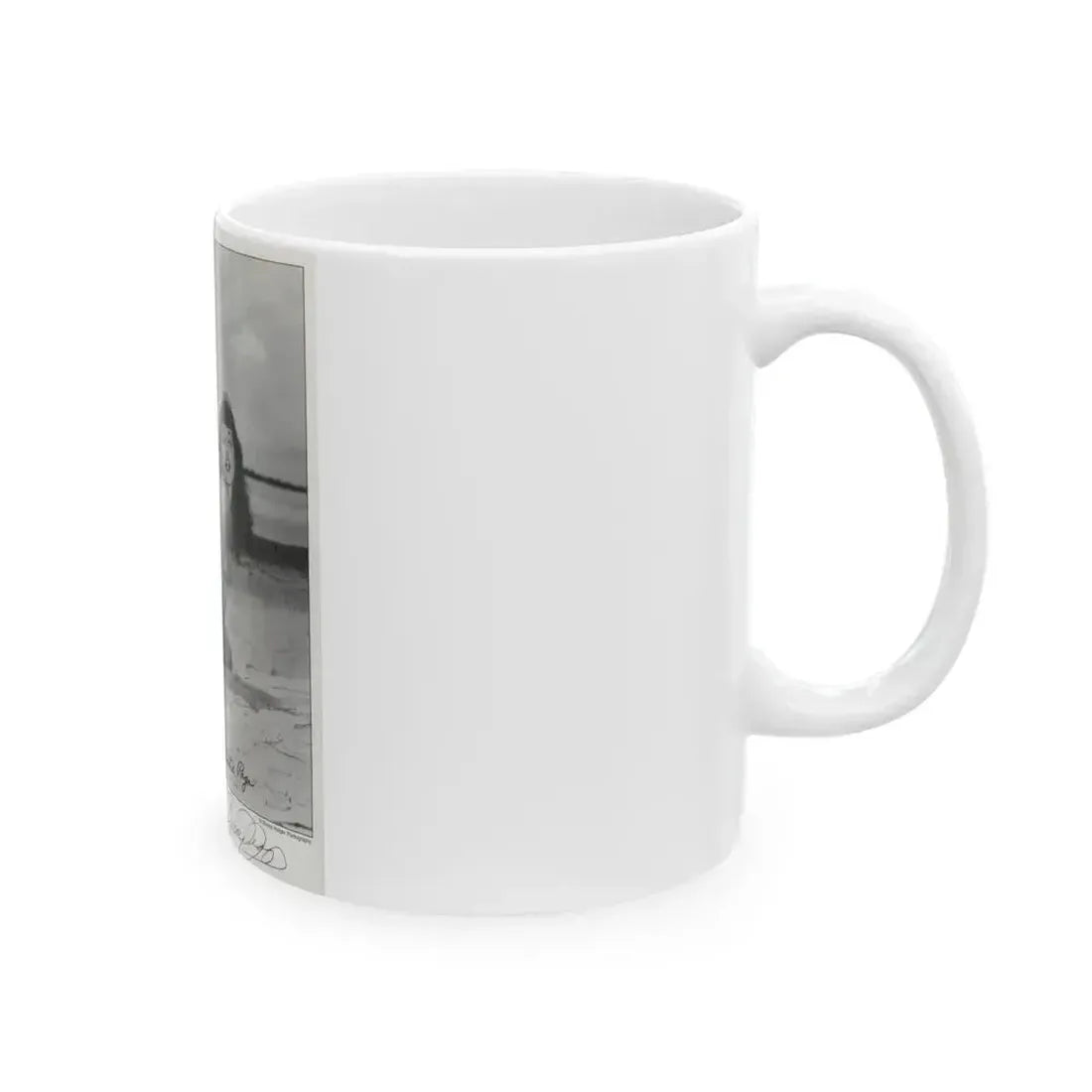 Bettie Page #1074 (Vintage Female Icon) White Coffee Mug - Go Mug Yourself