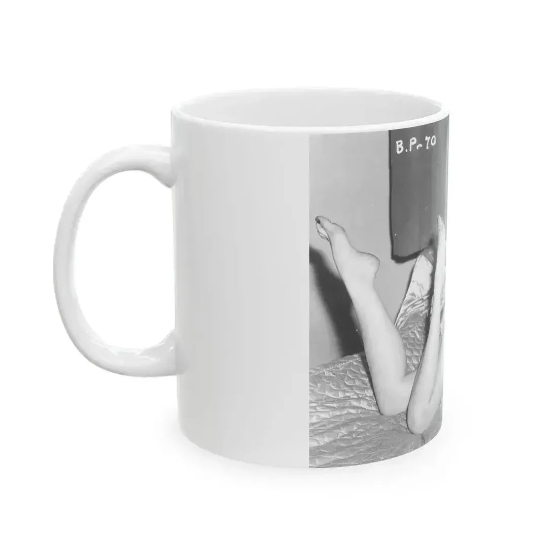 Bettie Page #108 (Vintage Female Icon) White Coffee Mug - Go Mug Yourself