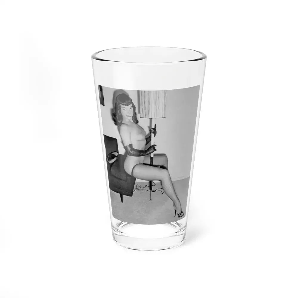 Bettie Page #109 (Vintage Female Icon) Pint Glass 16oz 16oz - Go Mug Yourself