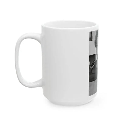 Bettie Page #109 (Vintage Female Icon) White Coffee Mug - Go Mug Yourself