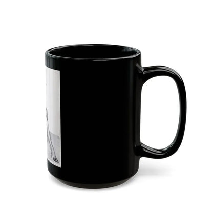 Bettie Page #109_1 (Vintage Female Icon) Black Coffee Mug - Go Mug Yourself