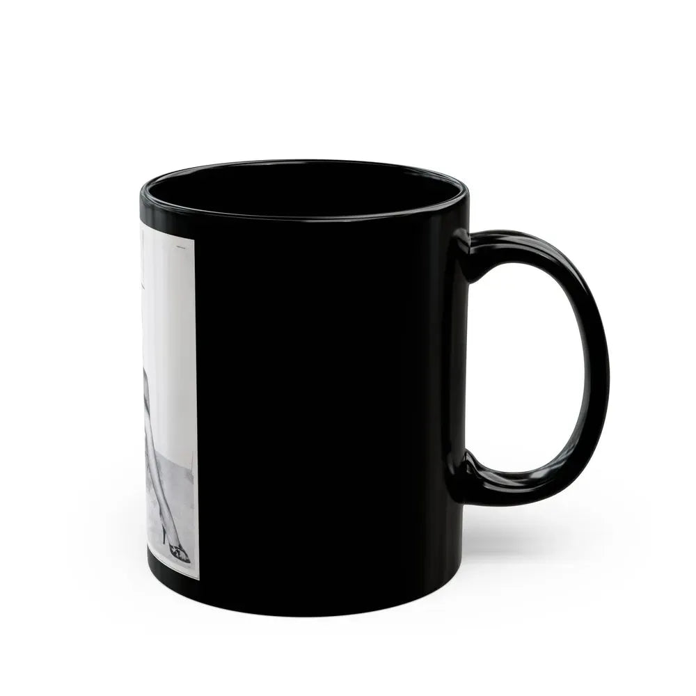 Bettie Page #109_1 (Vintage Female Icon) Black Coffee Mug - Go Mug Yourself